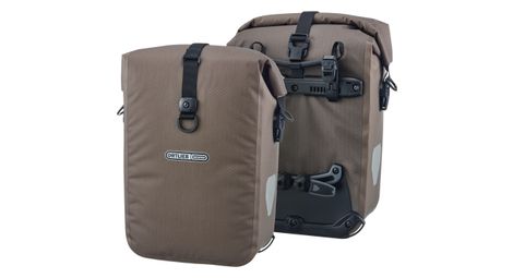 Ortlieb Gravel-Pack 29L (2x14,5L) QL2.2 Coppia di borse da bici Grigio sabbia scuro Beige