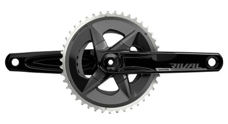 Sram rival d1 dub wide 43-30 tanden 2x12v crankset (zonder doos) zwart