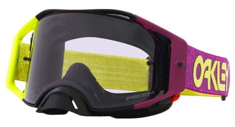 Máscara oakley airbrake mx retina purple / lentes prizm mx low light / ref: oo7046-f7