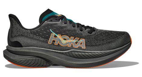 Chaussures running hoka mach 6 noir/orange homme