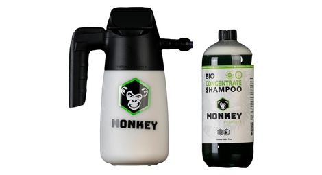 Kit d'entretien monkey's sauce shampoo + pulvérisateur superfoam 1l