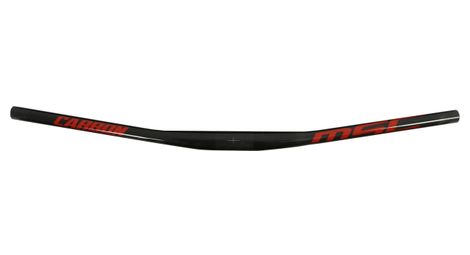 Barra plana de carbono msc ultralight - 740mm rojo