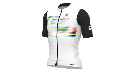 Maillot manches courtes ale logo blanc