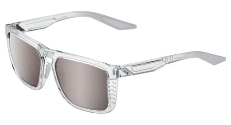 Lunettes 100 renshaw transparent lentilles hiper miroir silver