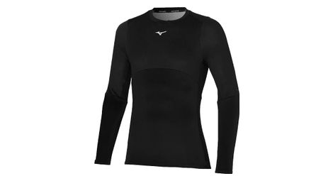 Maillot manches longues thermique mizuno thermal charge noir