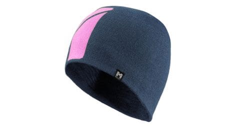 Bonnet unisexe millet logo bleu/violet