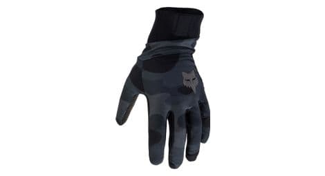 Gants longs fox defend pro fire noir camo