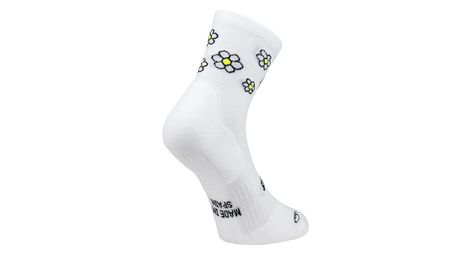 Chaussettes sporcks marguerite blanc
