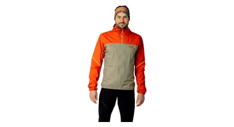 Veste Imperméable Dynafit Alpine 3 Couches Beige/Orange Homme