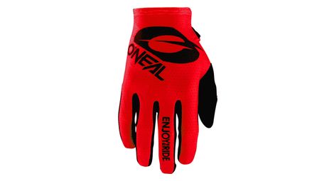 Paire de gants o neal matrix stacked rouge