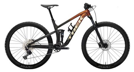 Vtt tout-suspendu trek top fuel 5 shimano deore 12v 29 orange / noir 2023