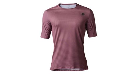 Maillot manches courtes fox flexair ascent cordovan violet