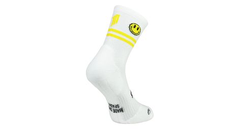 Chaussettes sporcks happy run blanche