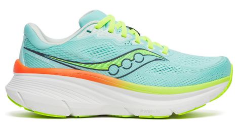 Chaussures Running Saucony Guide 19 Bleu/Jaune/Orange Femme