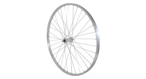 Roue vtc-city 700x28-35 avant alu mx alu axe plein (vendu avec ecrou 9x100)