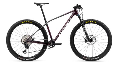 Vtt semi rigide orbea alma m10 shimano xt 12v 29 rouge wine carbon view 2023