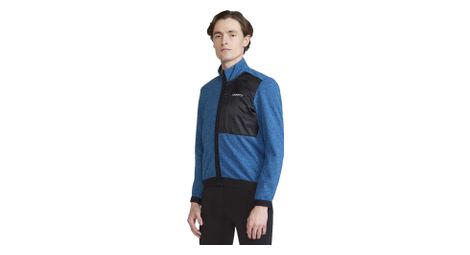 Veste craft adv gravel subz knit bleu