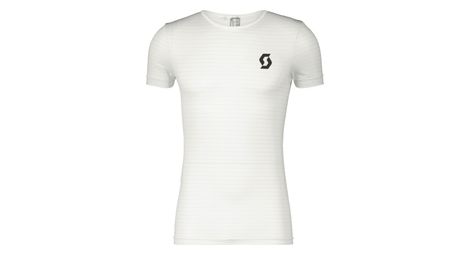 camiseta interior de manga corta scott underwear carbonblanco para hombre