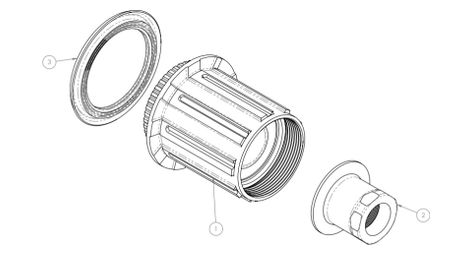 hg enve freewheel body for innerdrive pro hub