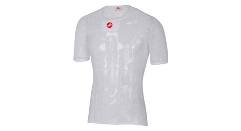 Sous maillot manches courtes castelli core mesh blanc