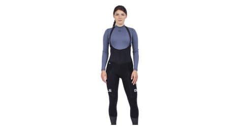 Lange damen fahrradhose alé future warm schwarz/weiß