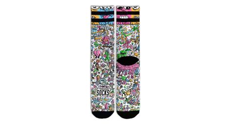 Doodle - chaussettes graphiques techniques coolmax - cyclisme, running et sport