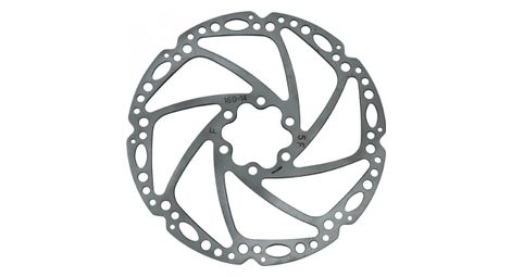 Disque de frein vtt 6 trous tektro brake 160mm argent