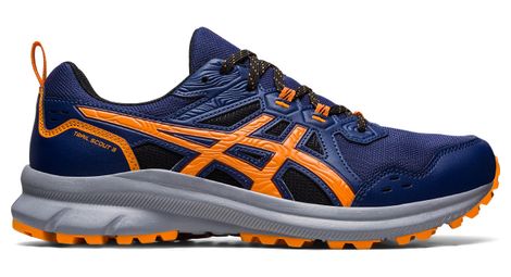 Chaussures Trail Asics Trail Scout 3 Bleu Orange Homme