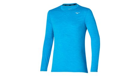 Maglia manica lunga mizuno impulse core blue s