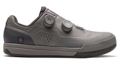 Chaussures vtt fox union boa flat gris