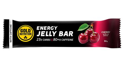 Barretta GoldNutrition Jelly Bar Caffeine alla ciliegia 30 g