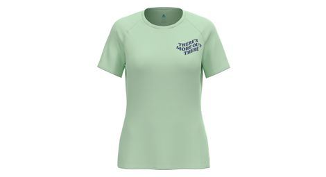 Odlo Essential Print Maillot de manga corta para mujer Verde
