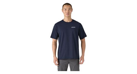 T-shirt manches courtes patagonia p-6 logo bleu homme