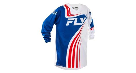 Fly racing f-16 trui met lange mouwen rood/wit/blauw kind