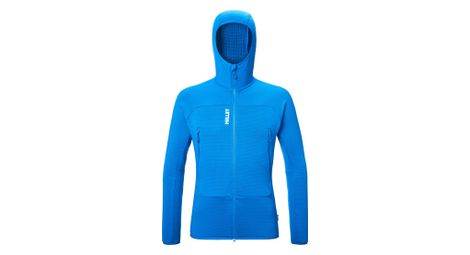 Polaire Millet Fusion Grid Hoodie Bleu Homme