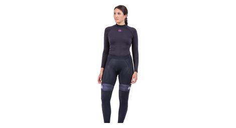 Collant long femme alé mild blanc/noir