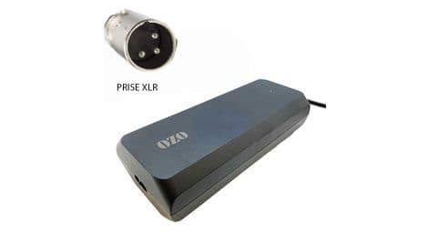 Chargeur 36v 4a pour batterie lithium de velo electrique prise xlr