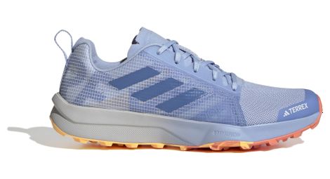 Chaussures de trail running adidas running terrex speed flow bleu orange femme