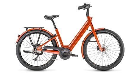 Moustache lundi 27.3 smart system shimano deore 10v 27.5'' 500 wh orange terracota electric city bike