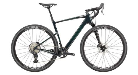 Gravel bike cannondale topstone carbon 2 lefty shimano grx 12v 700 mm grün