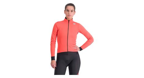 Chaqueta de manga larga sportful fiandre mujer coral medio