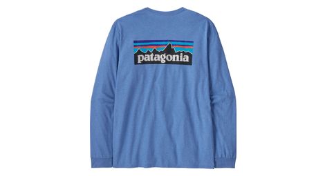 Maglia a maniche lunghe patagonia p-6 logo blue uomo