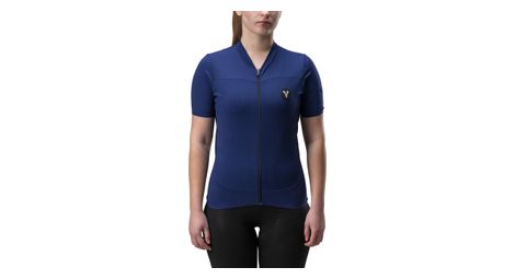 Maillot de manga corta para mujer lebram ventoux azul marino