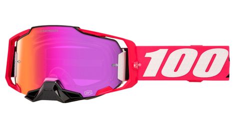 Masque 100% Armega Kloug/Verre HiPER Mirror Dark Red