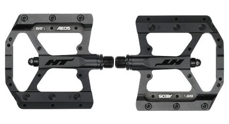HT Components AE05 Evo+ Pedali piatti Stealth Black