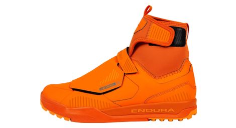 Chaussures pedales automatiques endura burner mt500 orange
