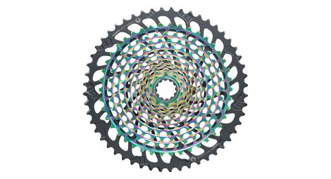 Cassette sram xx1 eagle xg-1299 10-52 dents 12v rainbow