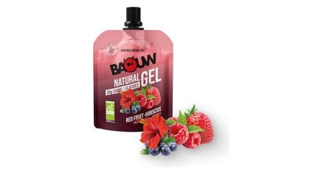 Gel energetique baouw natural fruits rouge hibiscus 85 grammes