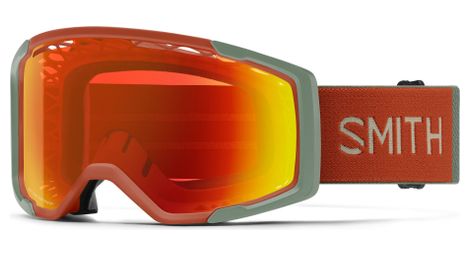 Smith rhythm mtb rust sagebrush goggle - chromapop everyday red mirror