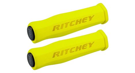 Paire de grips ritchey wcs truegrip jaune fluo